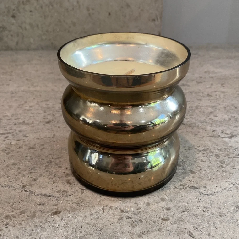 West Elm Glass Candle
